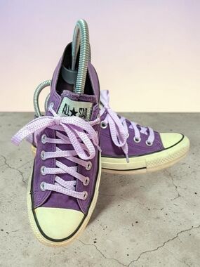 Converse Purple Low Top Sneaker Women's